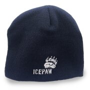 ICEPAW beanie knitted hat, navy