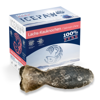 ICEPAW Lachskauknochen Box 20 Stück