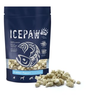 ICEPAW Krabben-Popcorn 90g