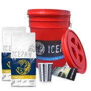 ICEPAW Food Bucket & Reset pure dry food 2 x 2 kg
