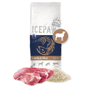 ICEPAW Lamm und Reis Trockenfutter 2kg
