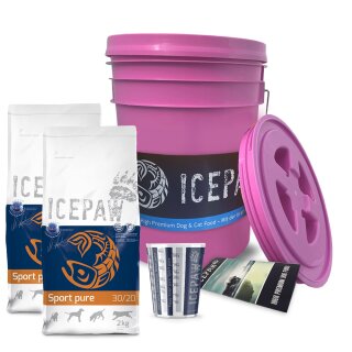 pink plus measuring cup & flyer (at the moment not available)